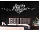 Fantastic Heart Vinyl Decals Modern Wall Art Sticker